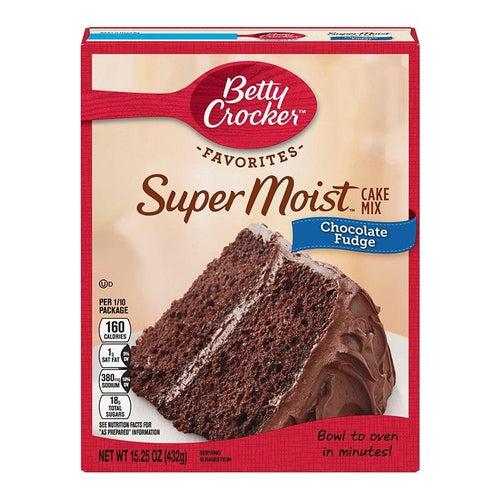 Betty Crocker Chocolate Fudge Cake Mix 432g Best Before AUG 2021 - Candy Mail UK
