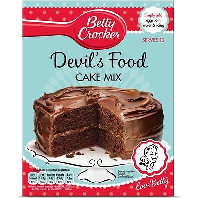 Betty Crocker Devil's Food Cake Mix 425g Best Before 09/07/21 - Candy Mail UK