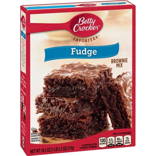Betty Crocker Fudge Brownie Mix 519g - Candy Mail UK
