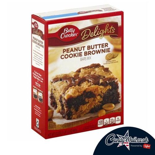 Betty Crocker Peanut Butter Brownie Bar Mix 487g - Candy Mail UK