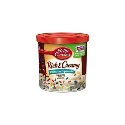 Betty Crocker Rainbow Chip Frosting 453g - Candy Mail UK