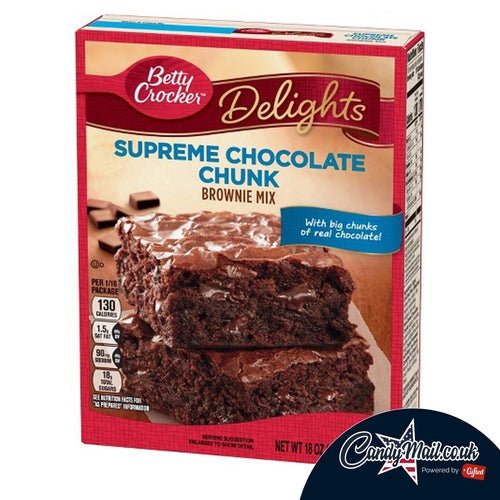 Betty Crocker Supreme Chocolate Chunk Brownie Mix 510g - Candy Mail UK