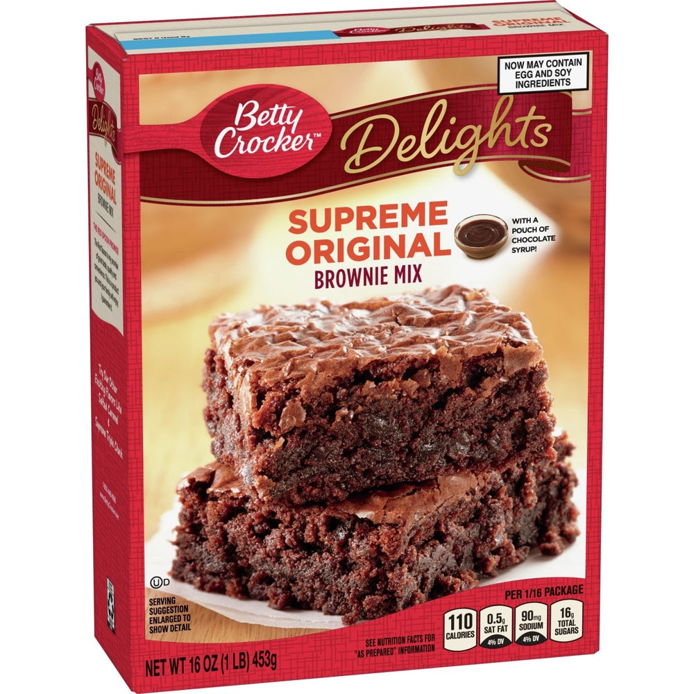 Betty Crocker Supreme Original Brownie Mix 453g - Candy Mail UK