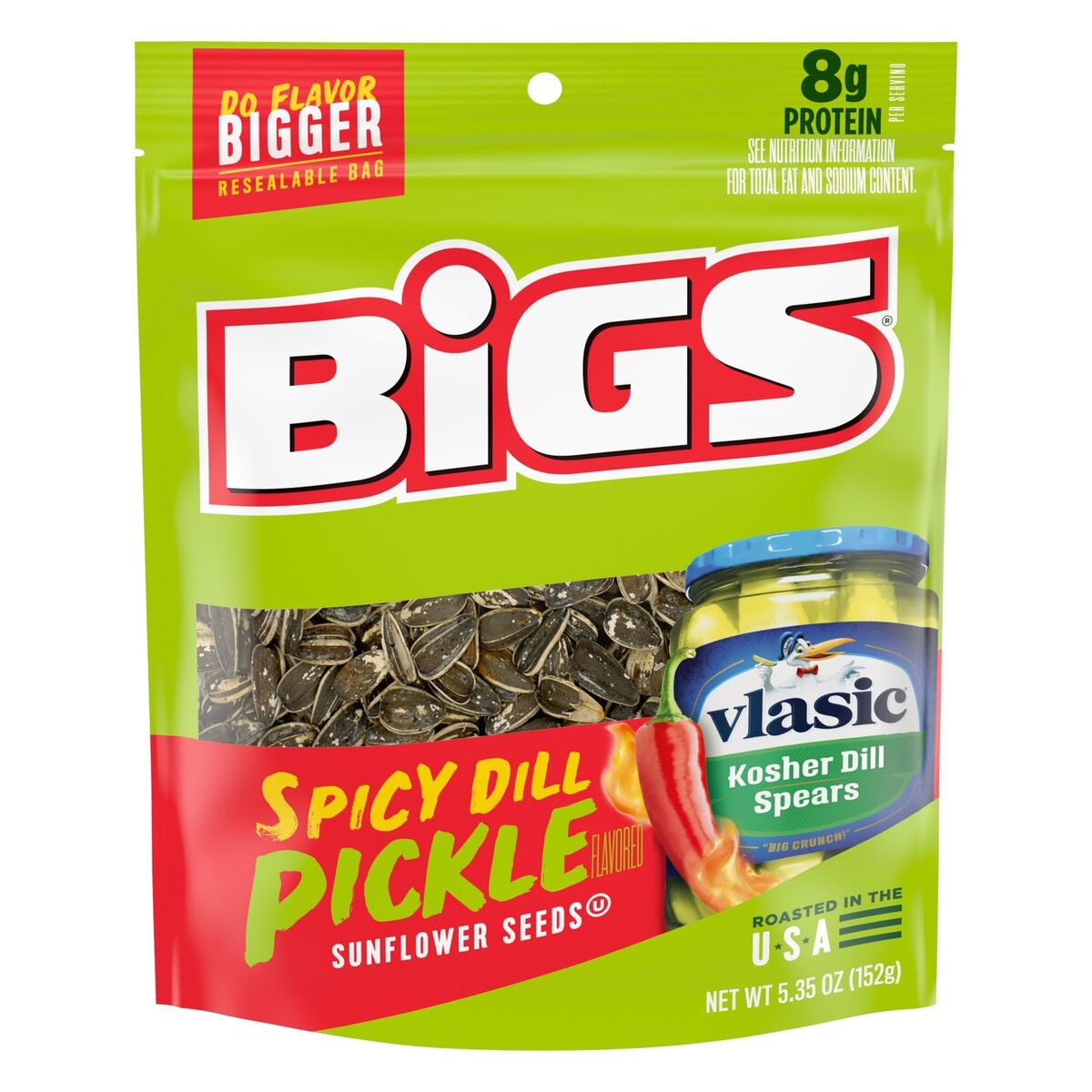 Big's Sunflower Seeds Vlasic Spicy Dill Pickle 152g - Candy Mail UK