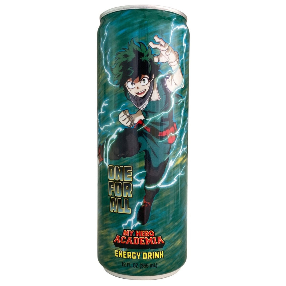 Boston America My Hero Academia One For All Energy Drink 355ml (Damaged Can) - Candy Mail UK