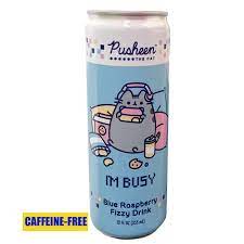 Boston America Pusheen Blue Raspberry Drink 355ml - Candy Mail UK