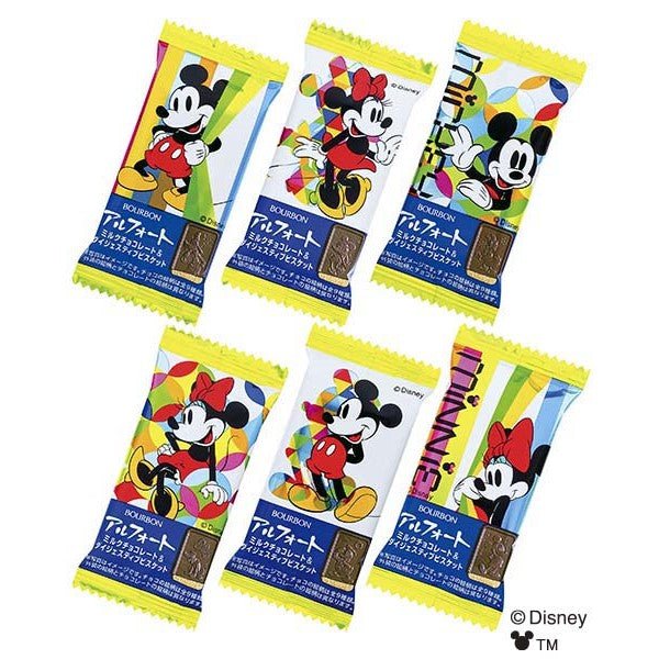 Bourbon Alfort Disney Chocolate Biscuit (Japan) – 10g