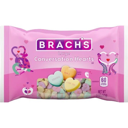 Brach's Large Conversation Hearts 141g - Candy Mail UK