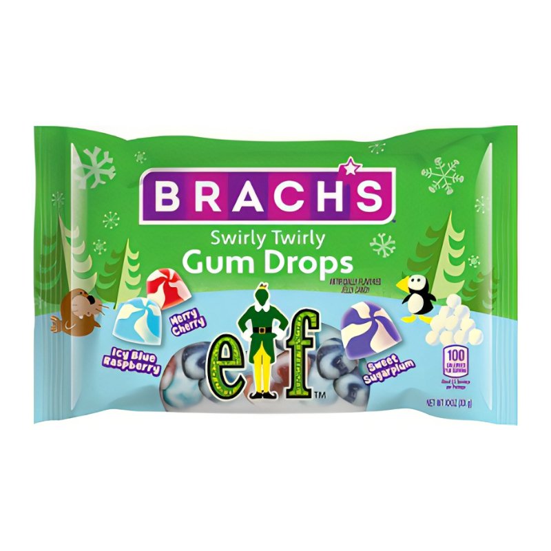 Brach's Swirly Twirly Elf Gum Drops 70g - Candy Mail UK