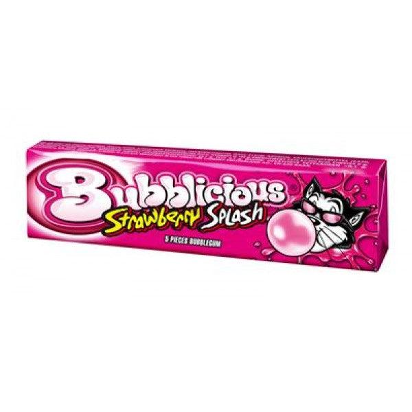 Bubblicious Strawberry Splash Gum 37g - Candy Mail UK