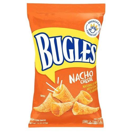 Bugles Nacho Cheese Corn Chips 212g - Candy Mail UK