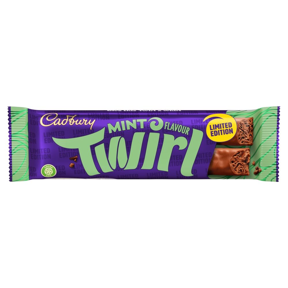 Cadbury Mint Twirl (UK) 43g - Candy Mail UK