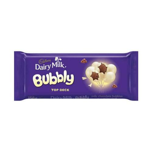 Cadbury's Dairy Milk Bubbly Top Deck 150g - Candy Mail UK