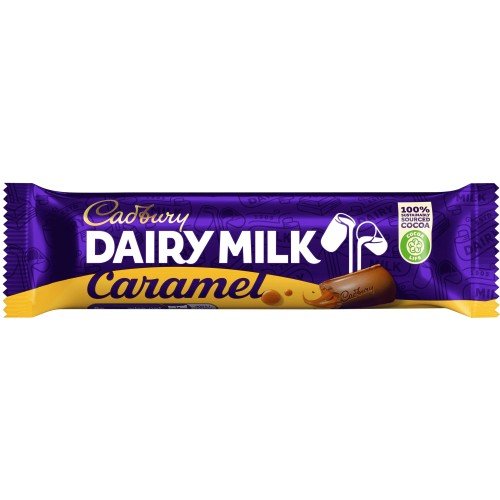 Cadbury's Dairy Milk Caramel Chocolate Bar 45g - Candy Mail UK