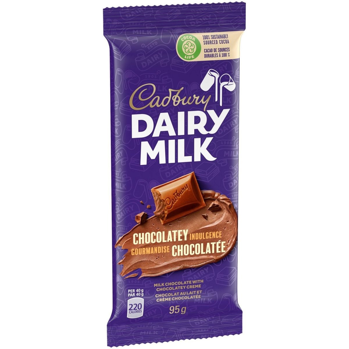 Cadbury's Dairy Milk Chocolatey Indulgence (Canada) 95g - Candy Mail UK