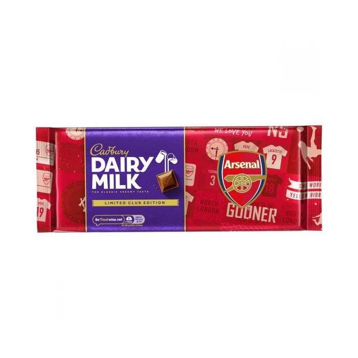 Cadbury's Dairy Milk Limited Edition Arsenal Bar 360g - Candy Mail UK