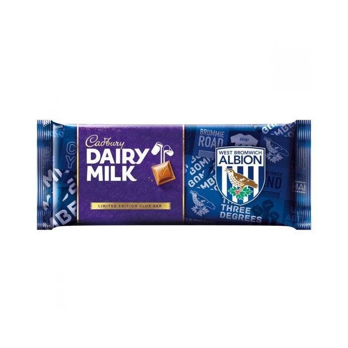Cadbury's Dairy Milk Limited Edition West Bromwich Albion Bar 360g - Candy Mail UK