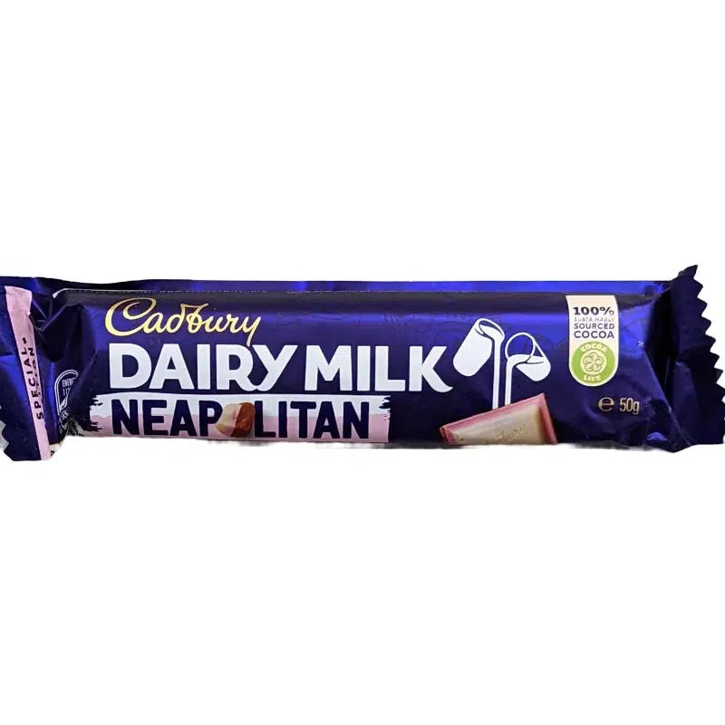 Cadbury's Dairy Milk Neapolitan (Australian) 50g - Candy Mail UK