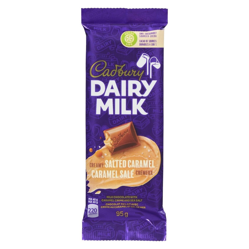 Cadbury's Dairy Milk Salted Caramel (Canada) 95g - Candy Mail UK