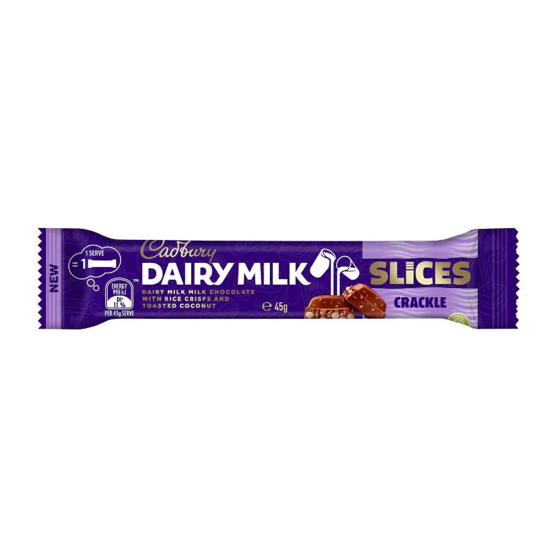 Cadbury's Dairy Milk Slices Crackle (Australia) 45g - Candy Mail UK