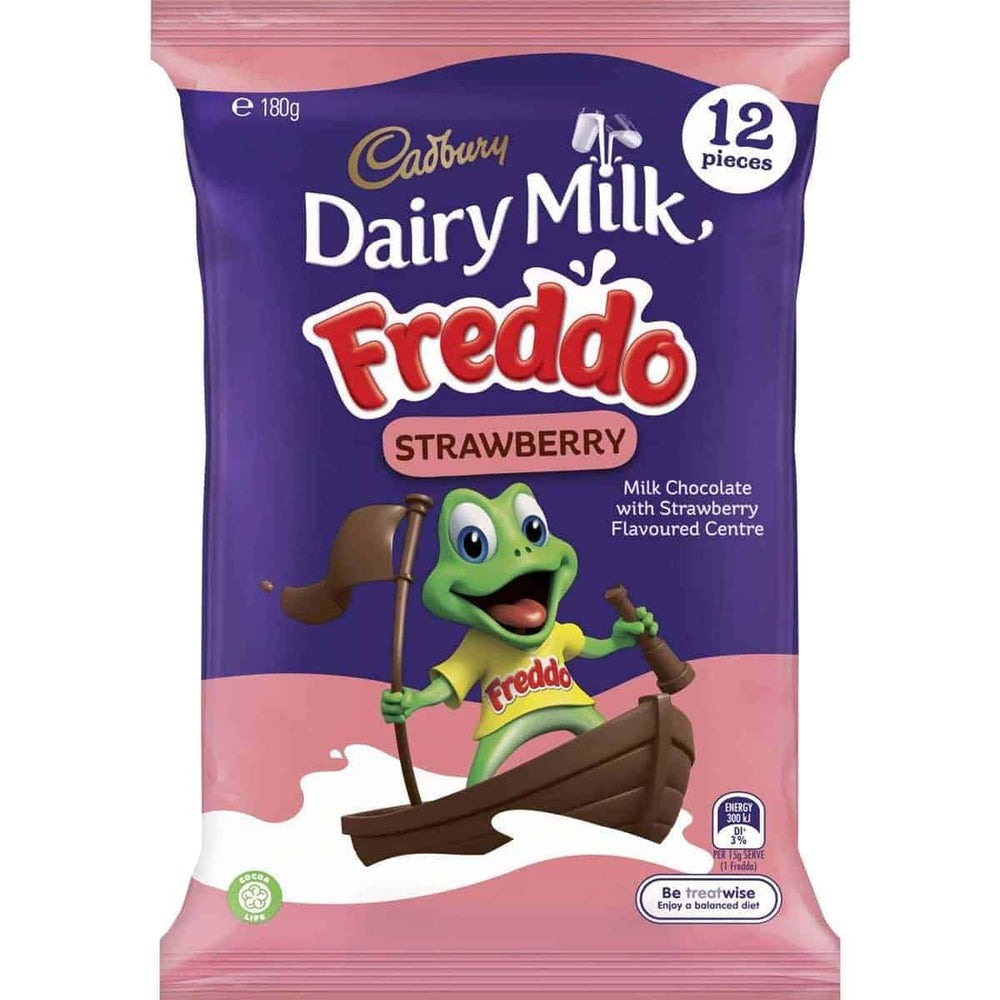 Cadbury's Dairy Milk Strawberry Freddo Share Pack 180g - Candy Mail UK