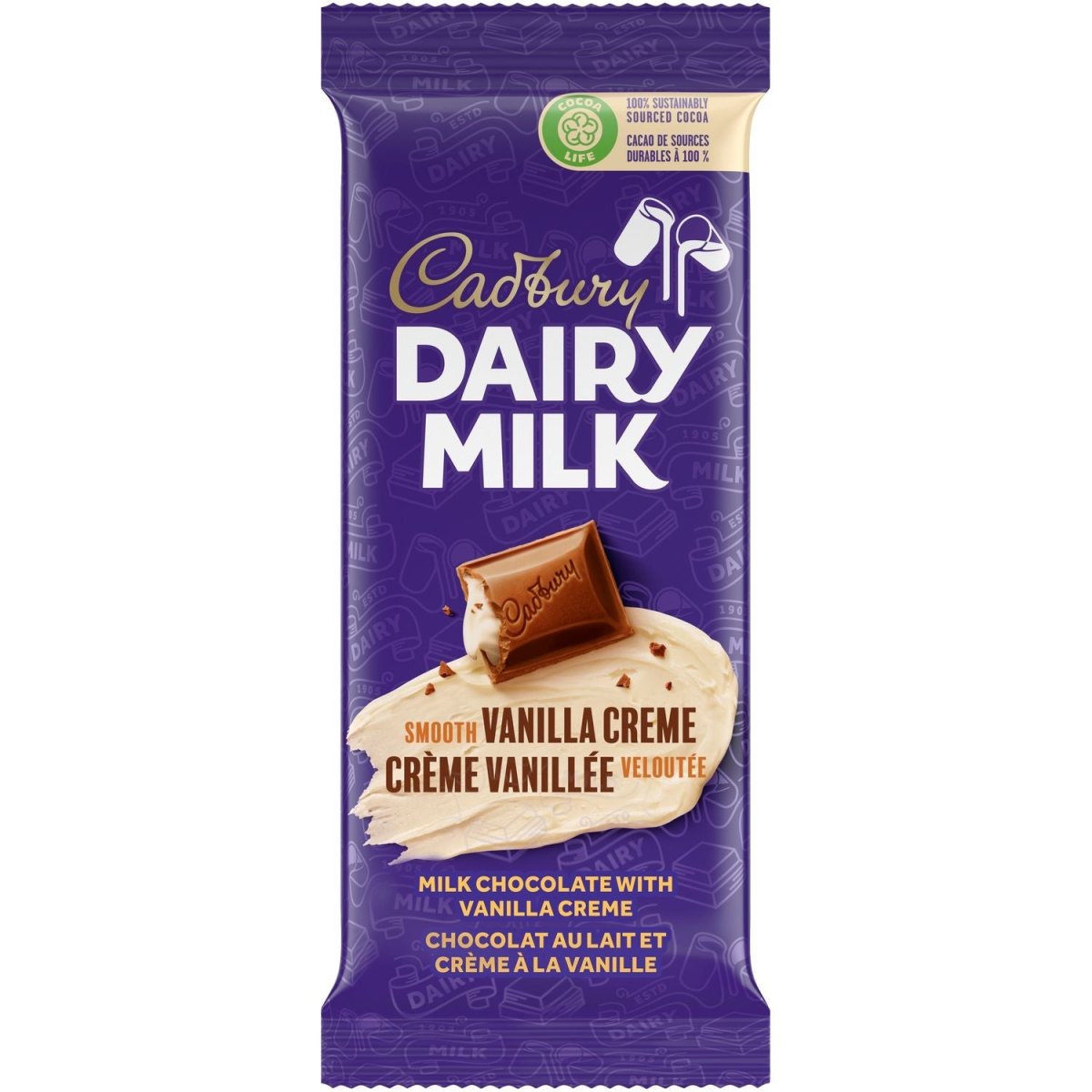 Cadbury's Dairy Milk Vanilla Creme (Canada) 95g - Candy Mail UK