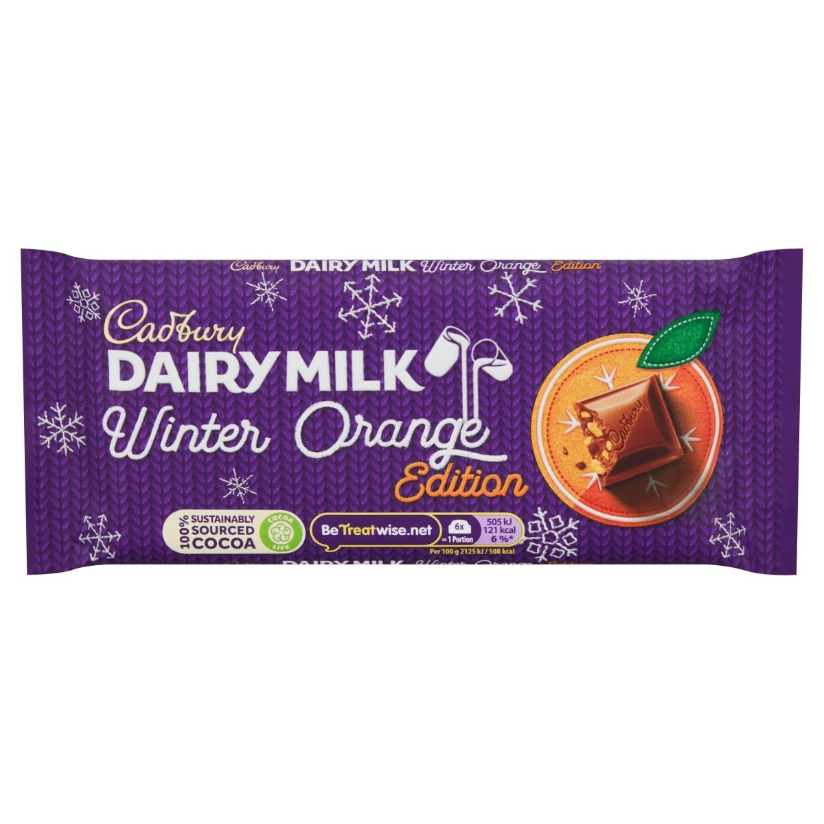 Cadbury's Dairy Milk Winter Orange Edition 95g - Candy Mail UK