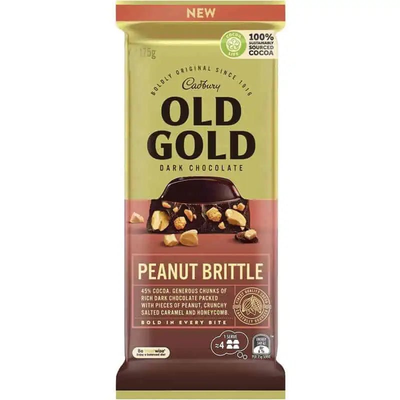 Cadbury's Old Gold Peanut Brittle 175g - Candy Mail UK