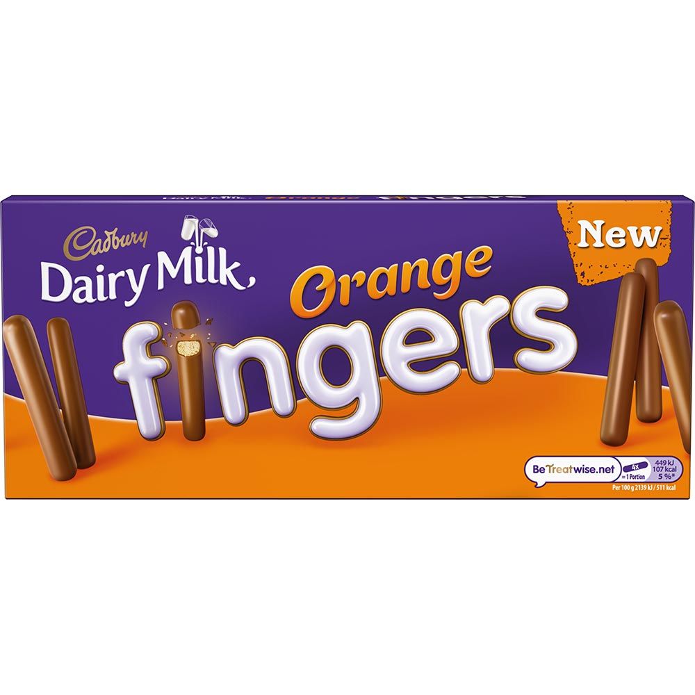 Cadbury's Orange Chocolate Fingers 114g - Candy Mail UK