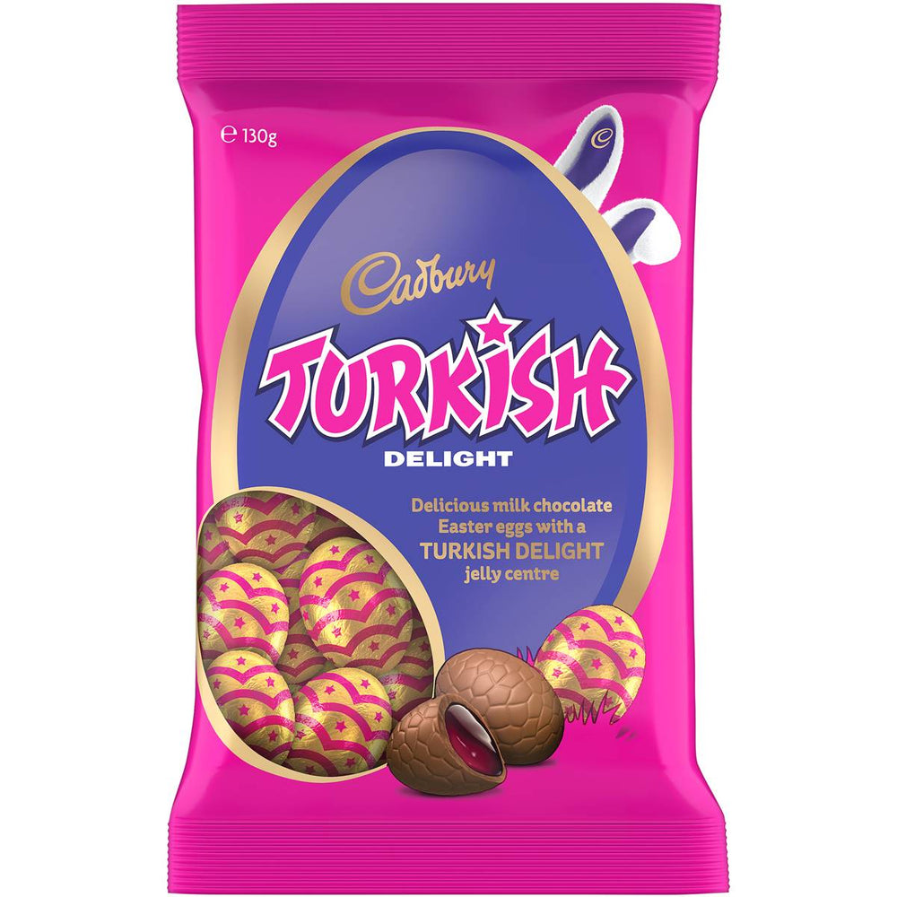 Cadbury's Turkish Delight Chocolate Easter Eggs (Australian Import) 117g - Candy Mail UK