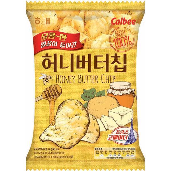 Calbee Potato Chip Honey Butter 60g Best Before 23rd april 2023 - Candy Mail UK