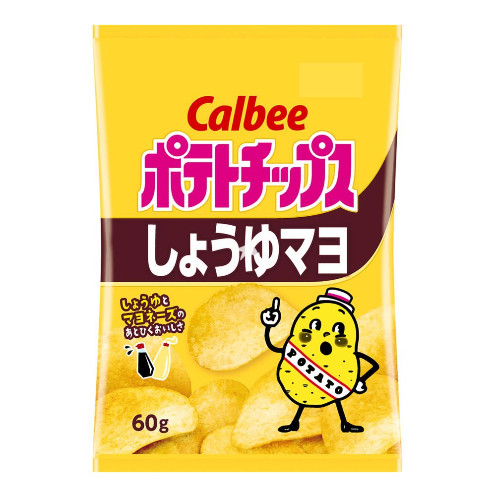 Calbee Potato Chips (Japan) - Shoyu & Mayo Flavour 60g - Candy Mail UK