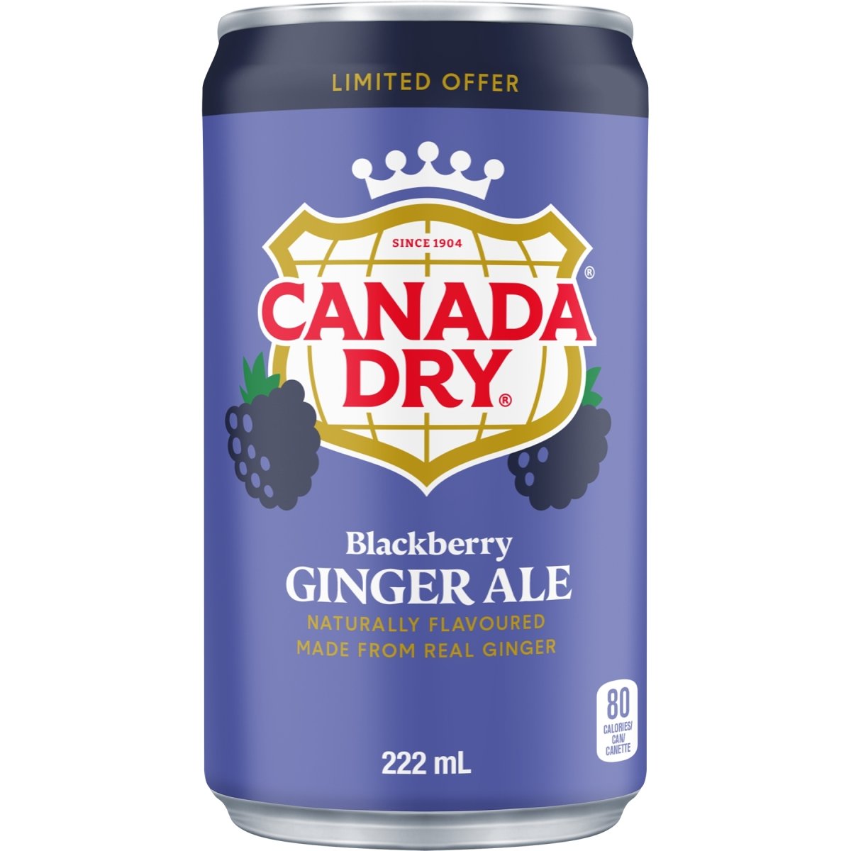 Canada Dry Blackberry Ginger Ale (Canadian)355ml - Candy Mail UK