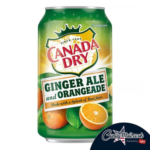 Canada Dry Ginger Ale with Orangeade 330ml - Candy Mail UK