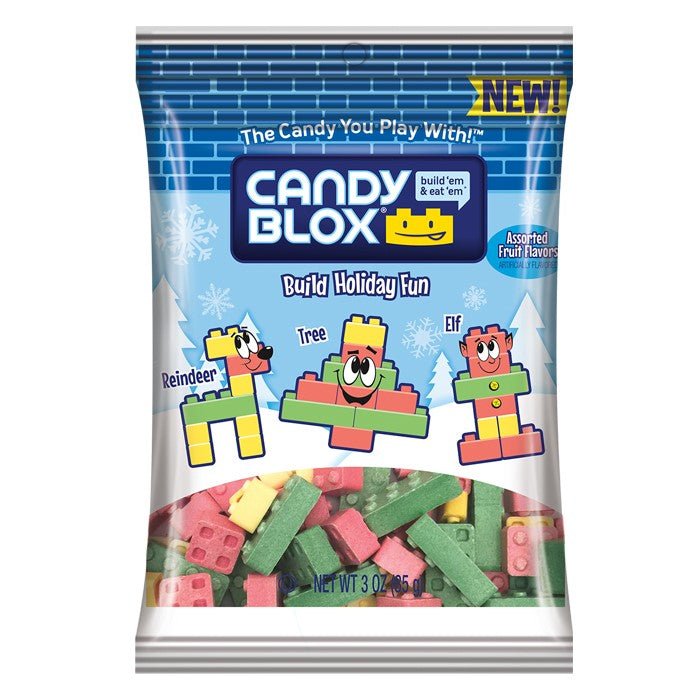 Candy Blox Build Holiday Fun Peg Bag 85g - Candy Mail UK