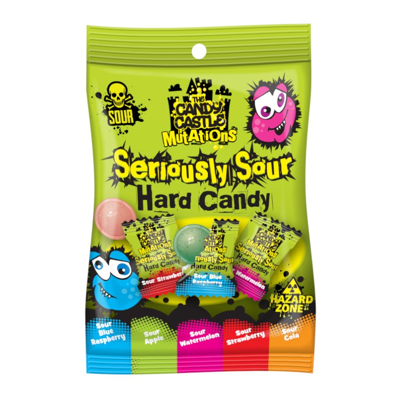 Candy Castle Mutations Seriously Sour Hard Candy 56g - Candy Mail UK