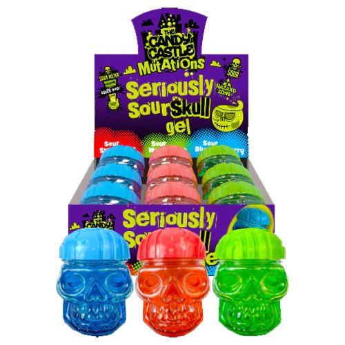 Candy Castle Mutations Seriously Sour Skull Gel 100g - Candy Mail UK