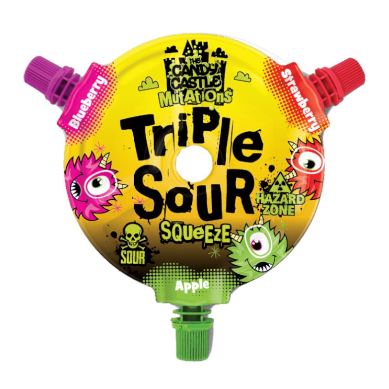 Candy Castle Mutations Triple Sour Squeeze Gel 45g - Candy Mail UK