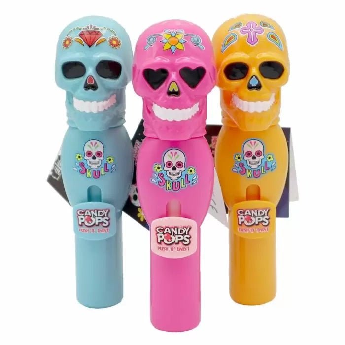 Candy Realms Skull Pops Push N Twist 8g - Candy Mail UK