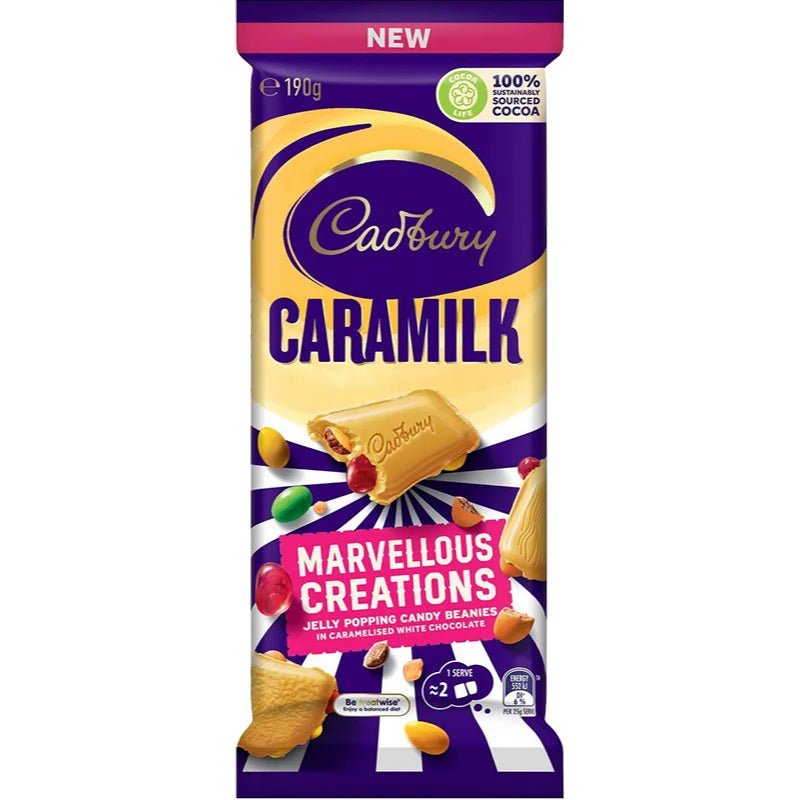 Caramilk Marvellous Creations (Australian Import) 190g - Candy Mail UK