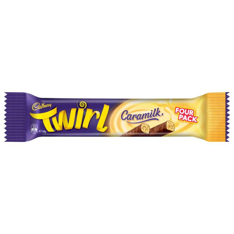 Caramilk Twirl 4 Pack (Australian Import) 58g - Candy Mail UK