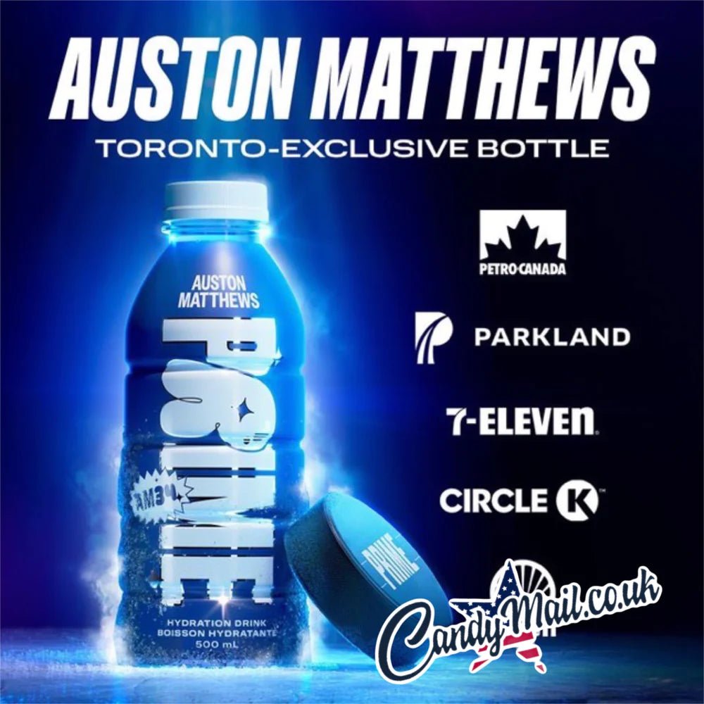 Case Of Auston Matthews Prime Hydration Limited Edition 12 x 500ml (Pre-Order) - Candy Mail UK