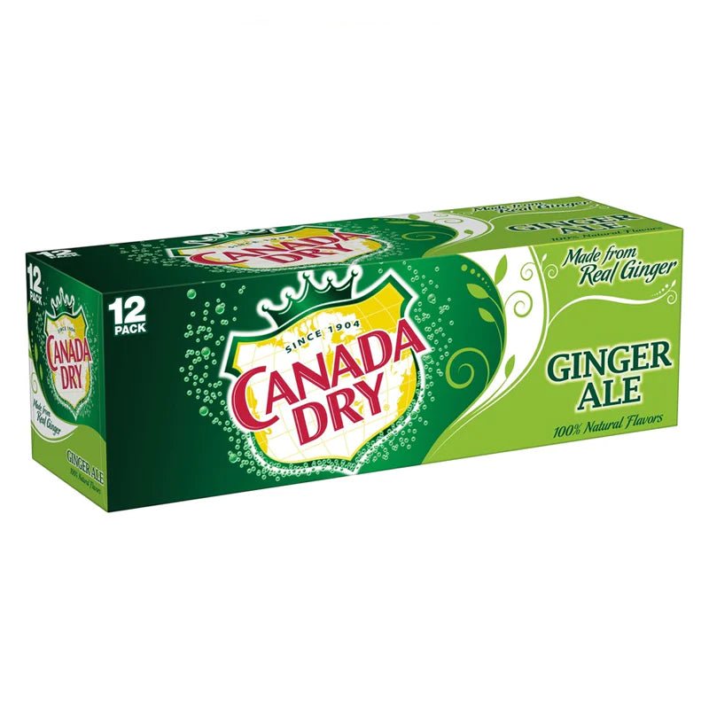 Case of Canada Dry Ginger Ale 12 x 355ml - Candy Mail UK