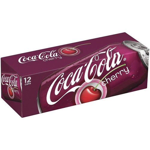Case of Cherry Coke USA 12x355ml - Candy Mail UK