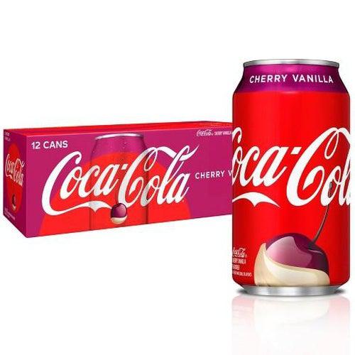 Case of Cherry Coke Vanilla USA - Candy Mail UK