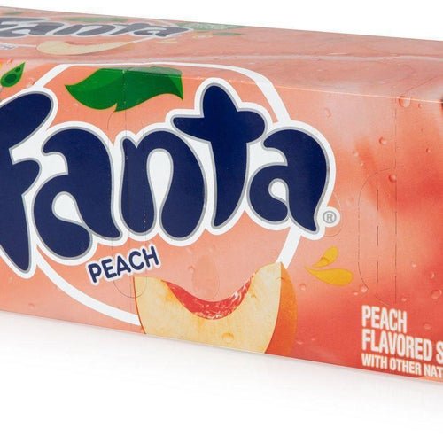 Case of Fanta Peach Soda 12x355ml - Candy Mail UK