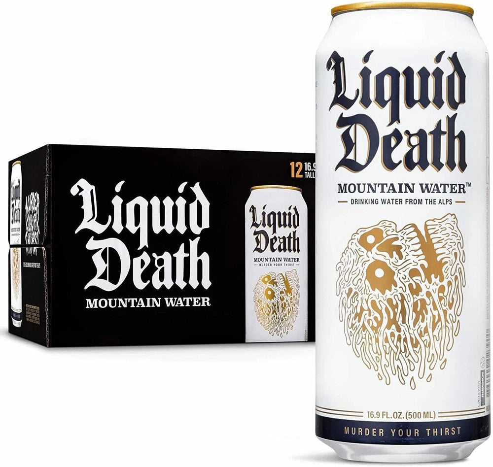 Case of Liquid Death Mountain Water 12 x 500ml - Candy Mail UK