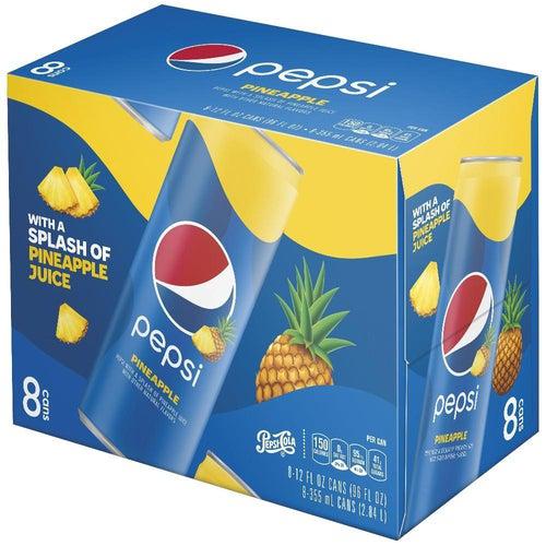 Case of Pepsi Pineapple 8 x 355ml - Candy Mail UK