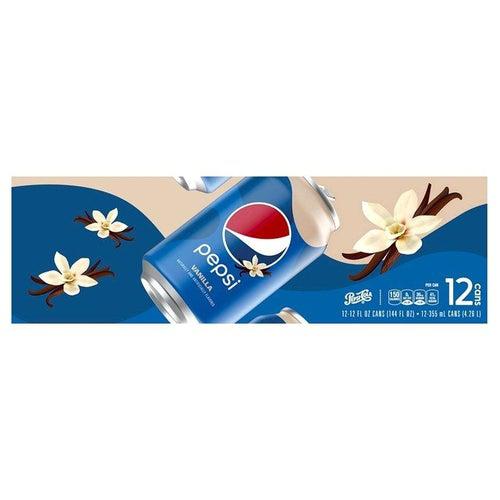 Case of Pepsi Vanilla 12 x 355ml - Candy Mail UK