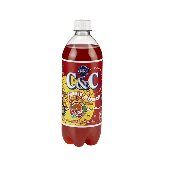 C&C Soda Fruit Punch 710ml - Candy Mail UK
